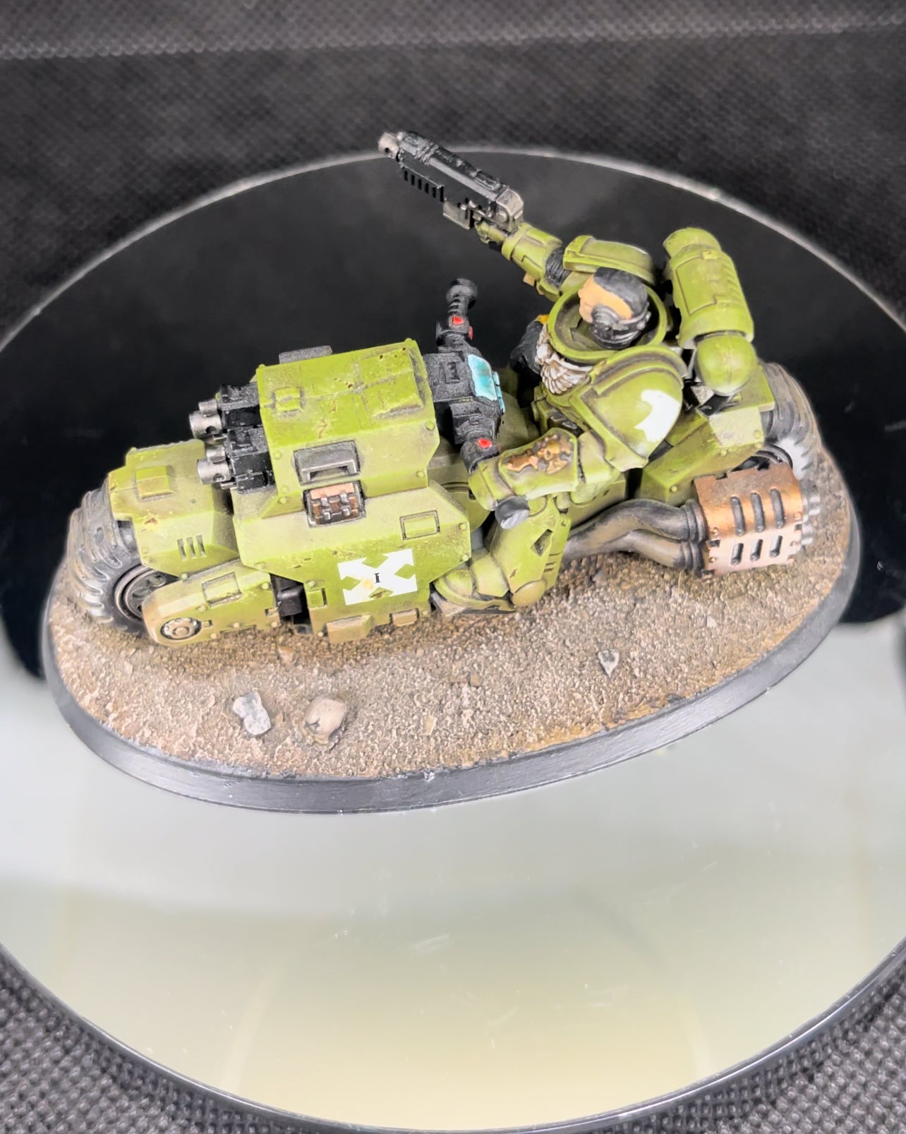 Warhammer 40,000 Space Marine Primaris Outriders Painted (3) Miniatures Raptors