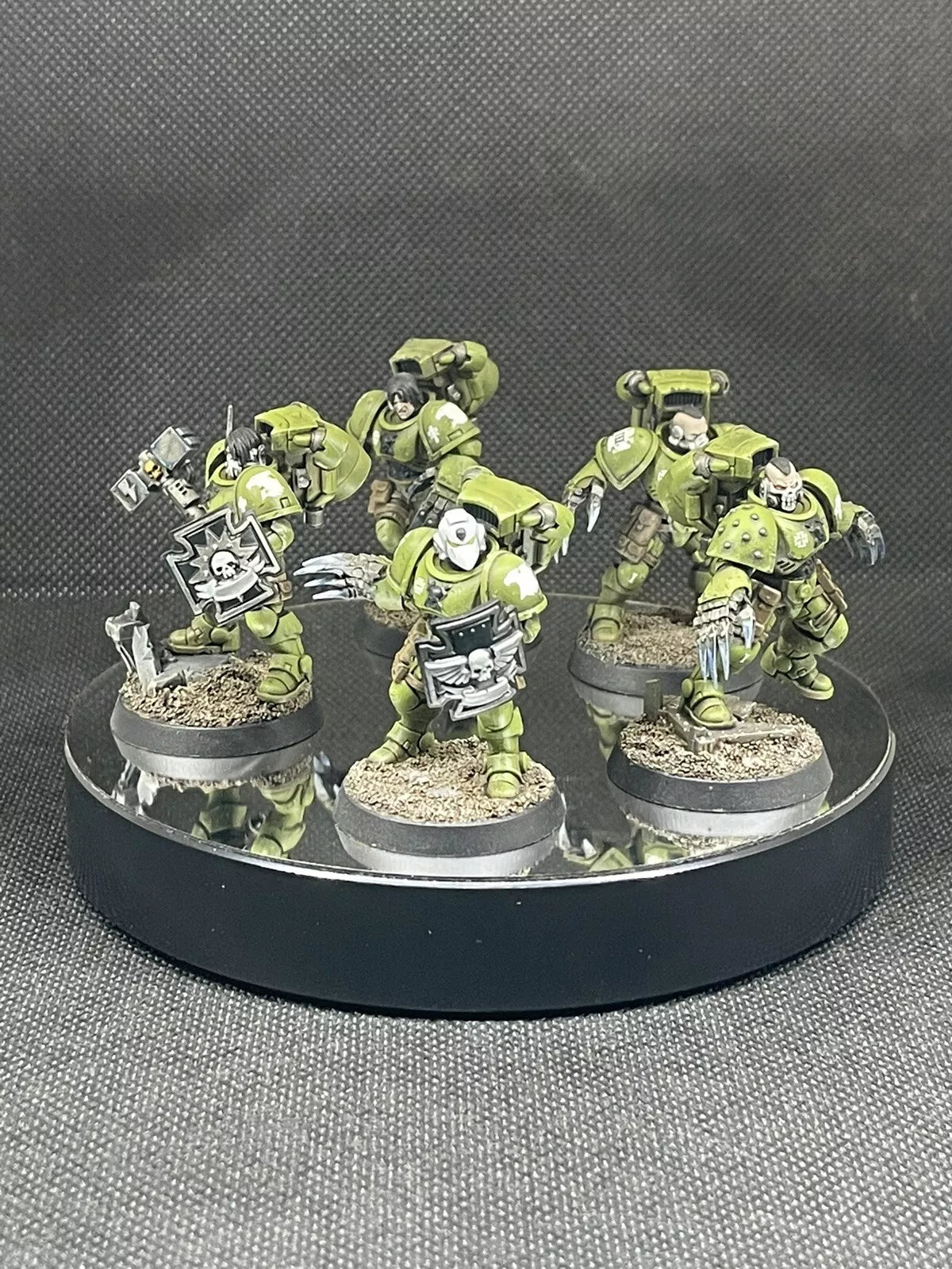 Warhammer 40,000 Space Marine Vanguard Vet Squad Raptors Painted (5) Miniatures