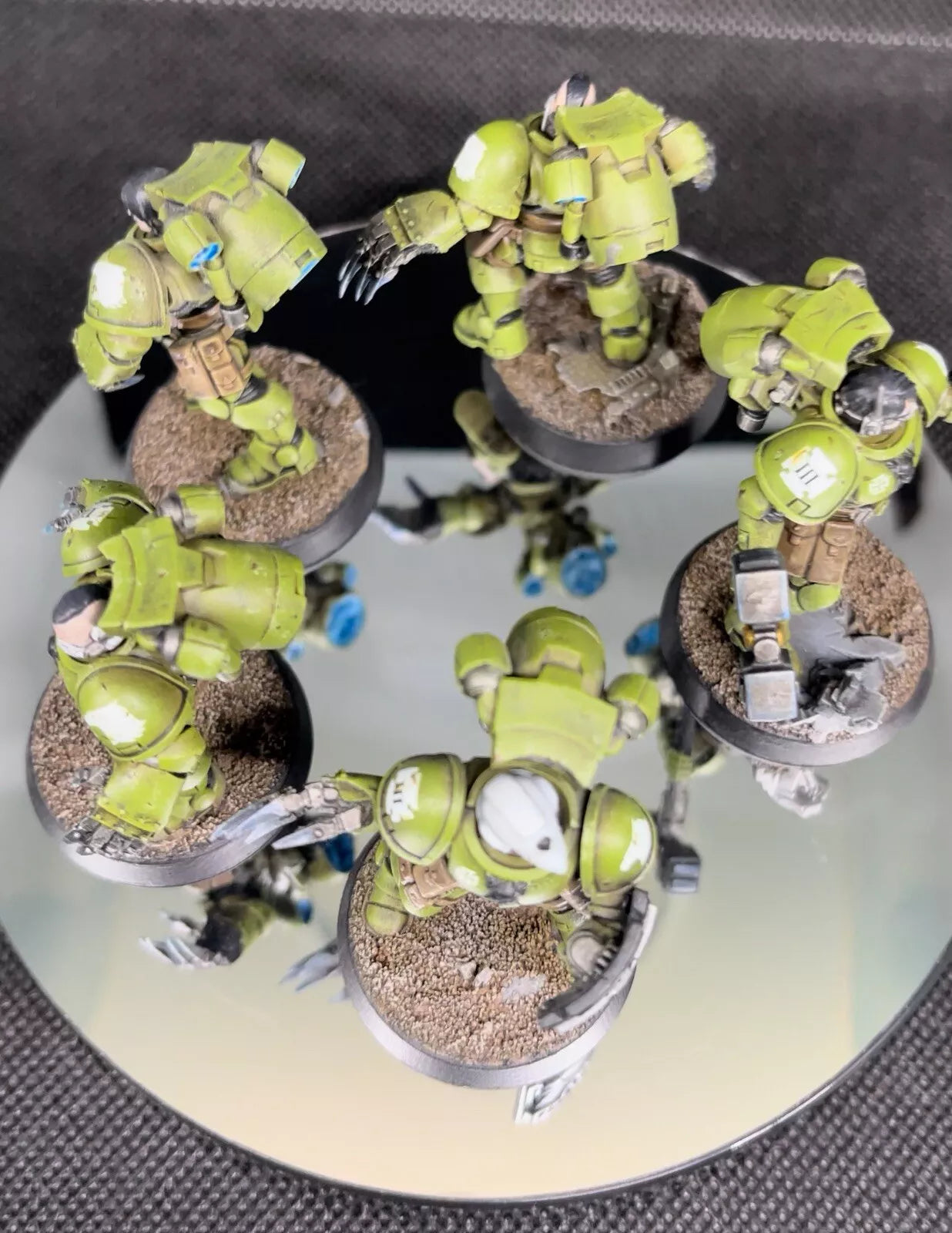 Warhammer 40,000 Space Marine Vanguard Vet Squad Raptors Painted (5) Miniatures