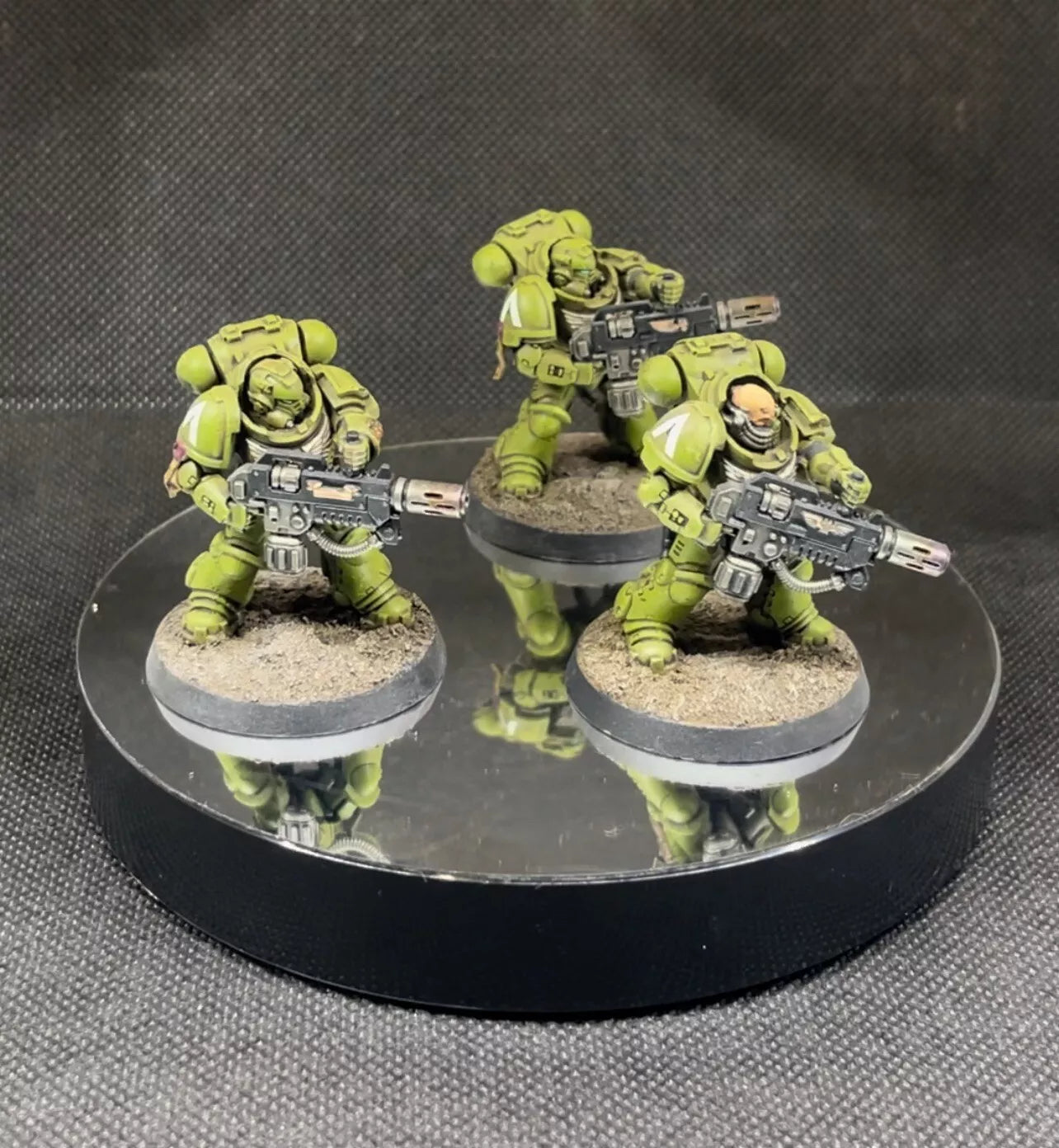Warhammer 40,000 Space Marine Eradicator Squad I Raptors Painted (3) Miniatures