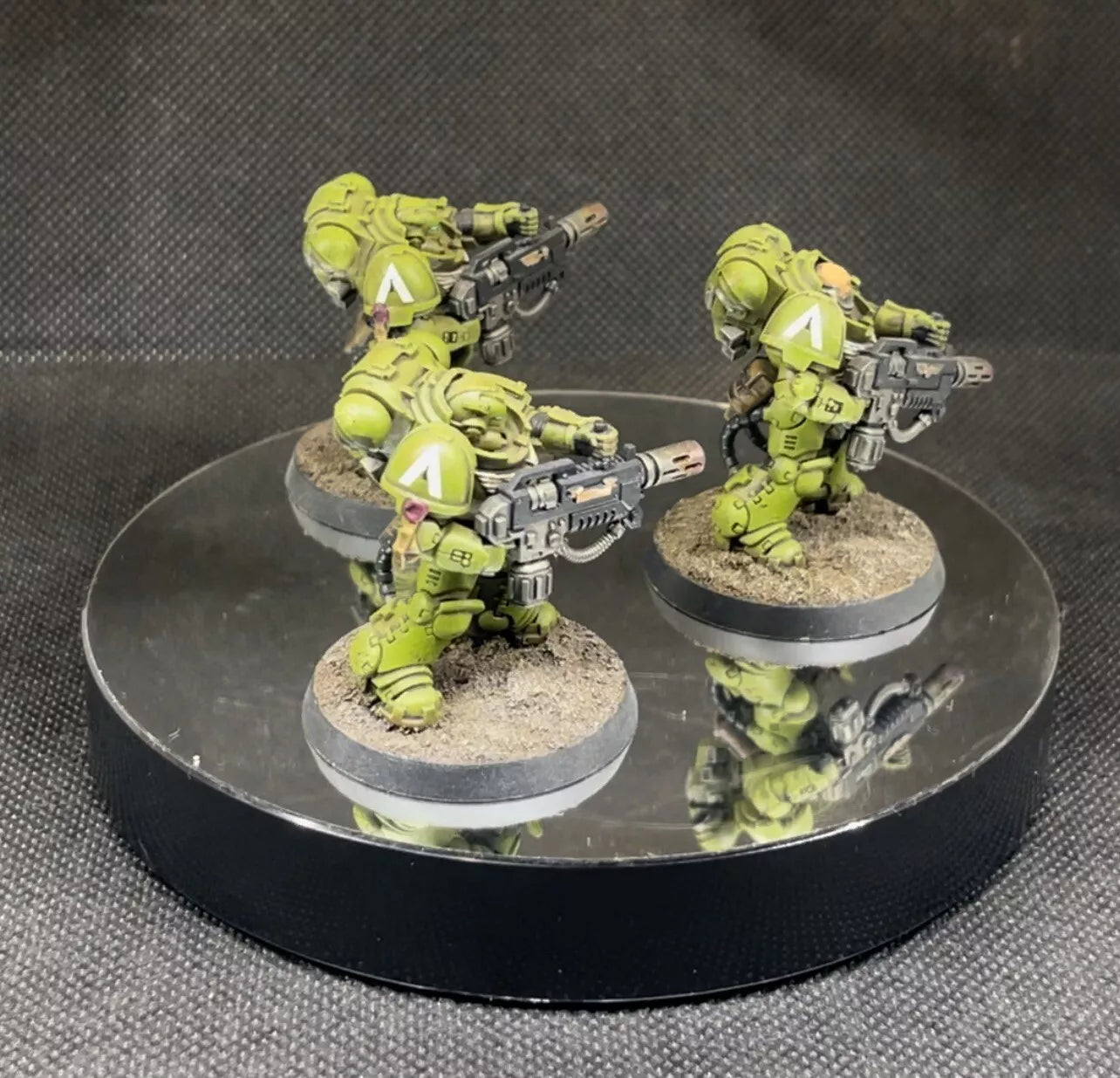 Warhammer 40,000 Space Marine Eradicator Squad I Raptors Painted (3) Miniatures