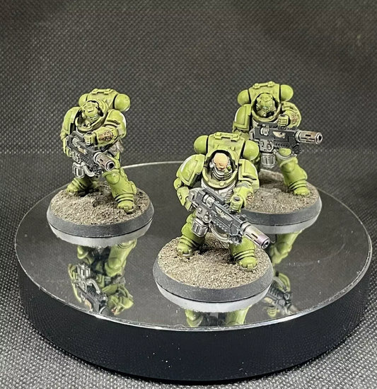 Warhammer 40,000 Space Marine Eradicator Squad I Raptors Painted (3) Miniatures