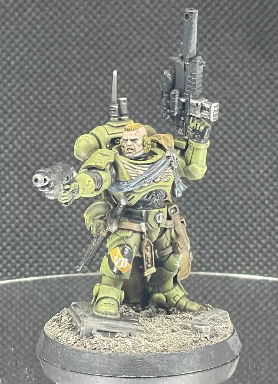 Warhammer 40,000 Space Marine Phobos Captain Raptors Painted (1) Miniature