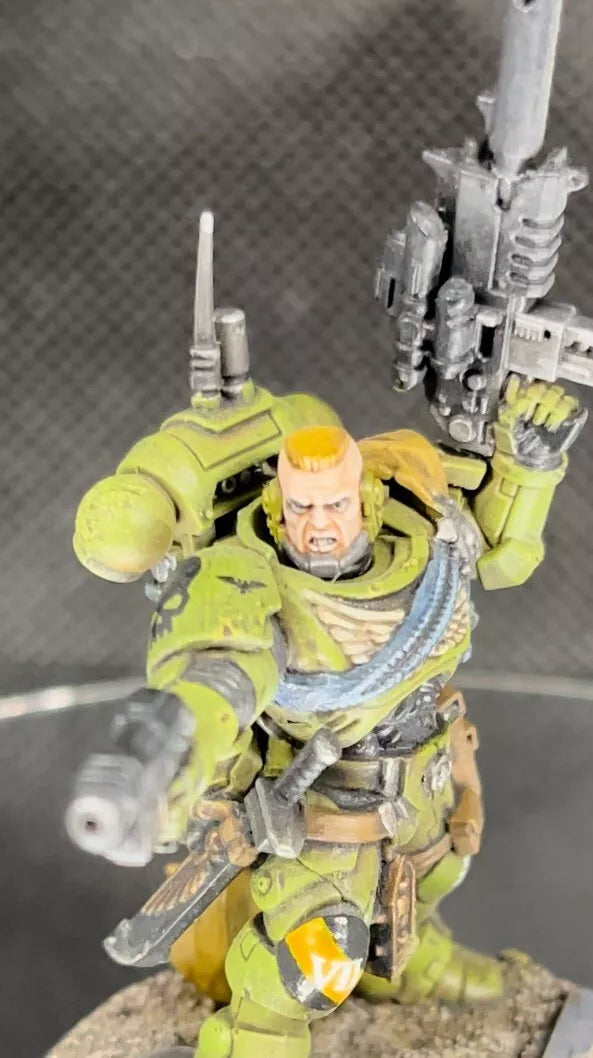 Warhammer 40,000 Space Marine Phobos Captain Raptors Painted (1) Miniature