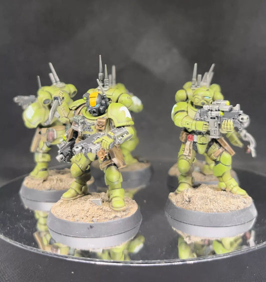 Warhammer 40,000 Space Marine Infiltrator Squad II Raptors Painted (5) Miniatures