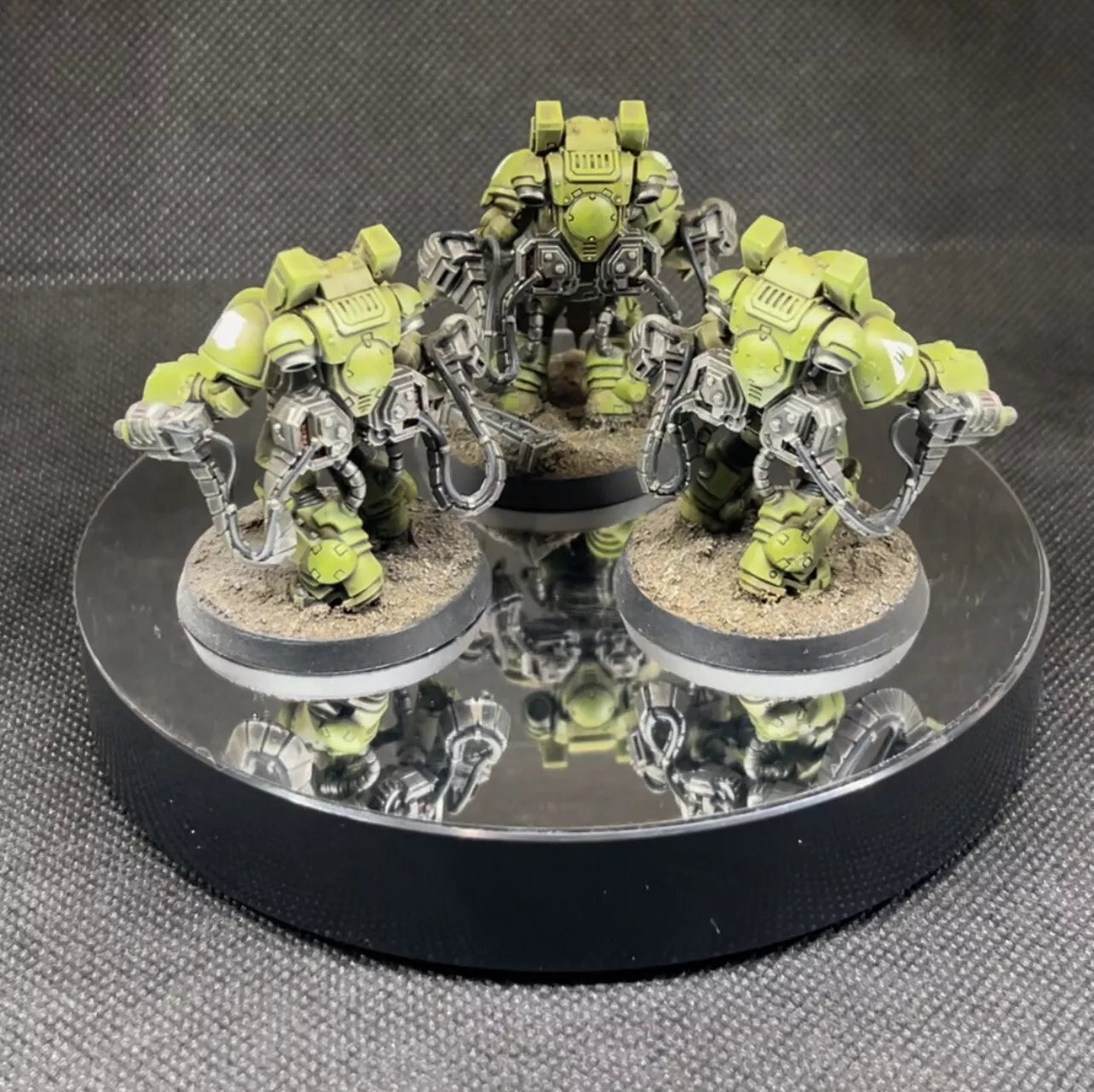 Warhammer 40,000 Space Marine Agressors Squad III Raptors Painted (3) Miniatures