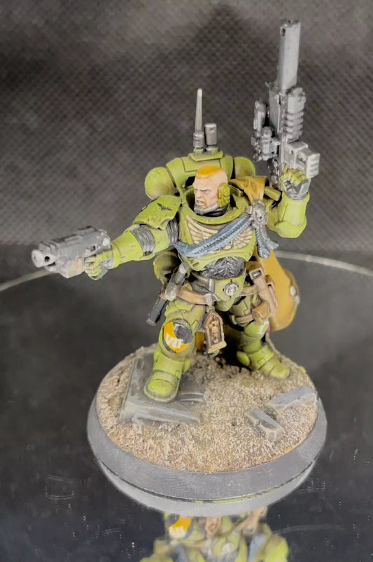 Warhammer 40,000 Space Marine Phobos Captain Raptors Painted (1) Miniature