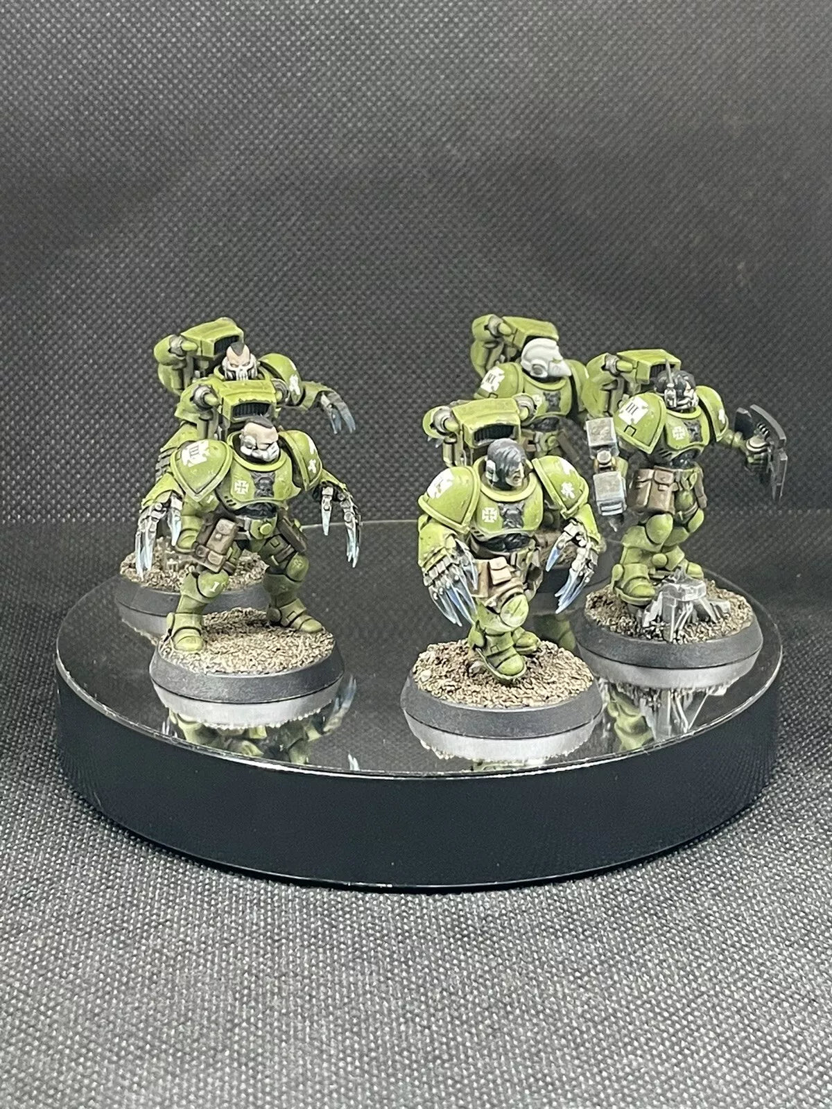 Warhammer 40,000 Space Marine Vanguard Vet Squad Raptors Painted (5) Miniatures